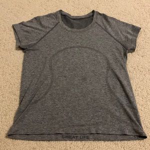 Lululemon grey swiftly Tech race length sz 10
